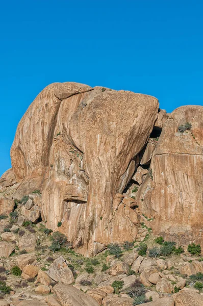 Roca Cabeza Elefante Ameib Región Erongo Namibia — Foto de Stock