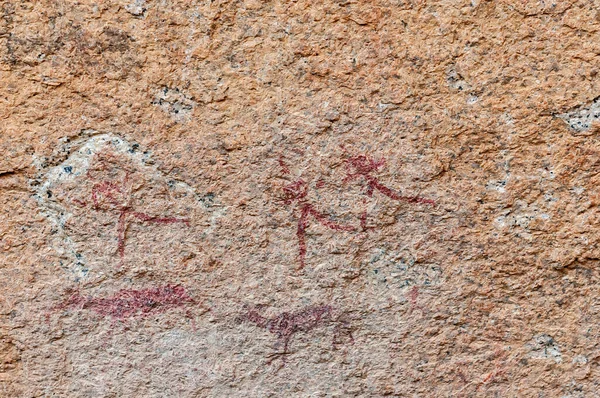 San Gemälde Der Höhle Von Bushmans Paradise — Stockfoto