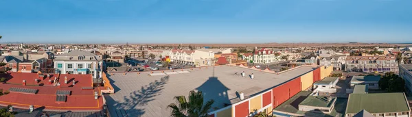 Swakopmund Namibia Června 2011 Panoramatický Výhled Věže Historického Domu Woermann — Stock fotografie