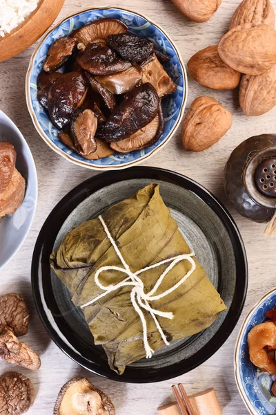 Chinese tradition food - steamed rice dumpling