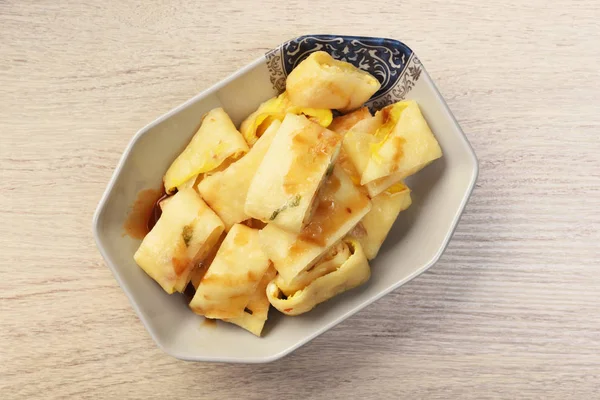 Yumurta Gözleme - Tayvan popüler kahvaltı tabağı    