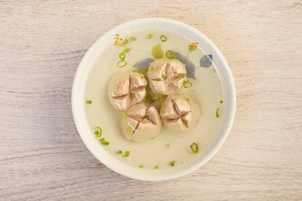 台湾の特徴的な有名なスナック 肉球スープ — ストック写真