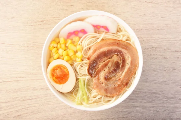 Japanese Ramen Noodles Salt Flavoured Soup — Stock Photo, Image