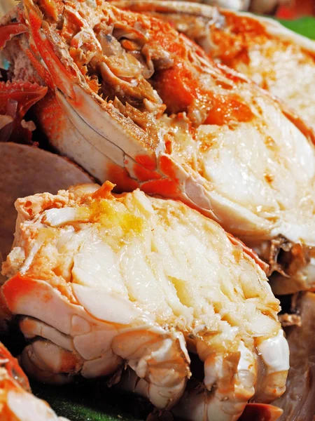Close Crabs Salad Plate — Stock Photo, Image