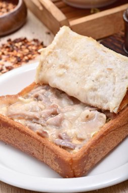 Tabut ekmektir Tainan Tayvan ünlü bir aperatif. 