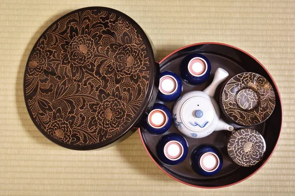 Tee Japanischen Stil Auf Dem Tisch — Stockfoto