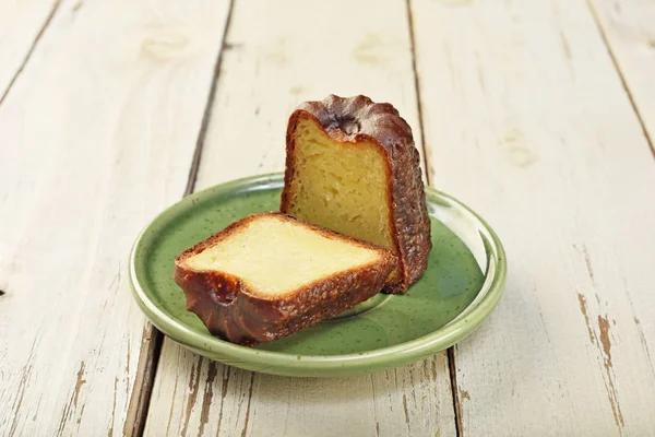 Canele Taart Traditionele Franse Zoete Dessert — Stockfoto
