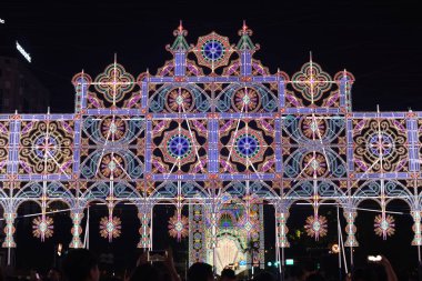 Taipei-6 Şubat, 2019 Taipei, Taipei, Tayvan luminarie ışık Festivali   