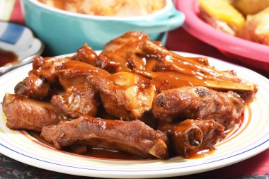 Kızarmış spareribs wuxi tarzı, Çin gıda 