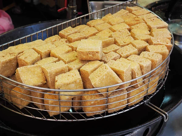 Taiwan distinctive traditional snack of stinky tofu.