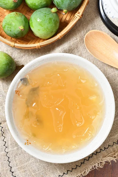 Taiwán Famoso Postre Jalea Aiyu — Foto de Stock