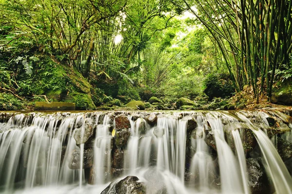 Río Bosque Amanecer Ciudad New Taipei Taiwán — Foto de Stock