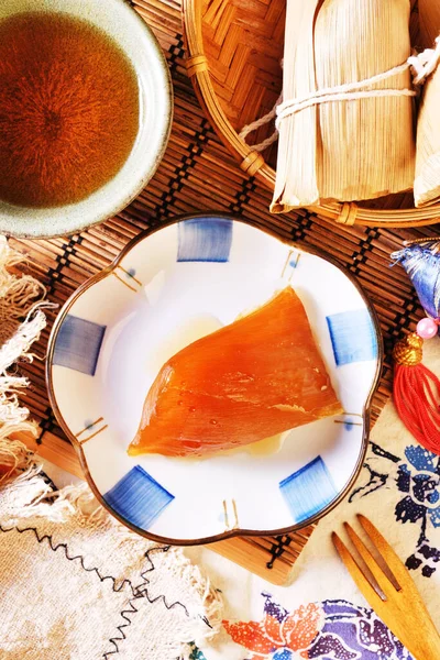 Alkaline Rice Dumpling Plate — Stock Photo, Image