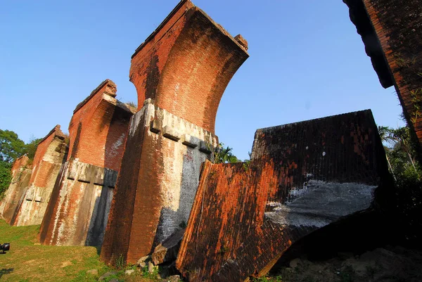 Longteng Broken Bridge Historic Ruins Miaoli Taiwan — Stock Photo, Image