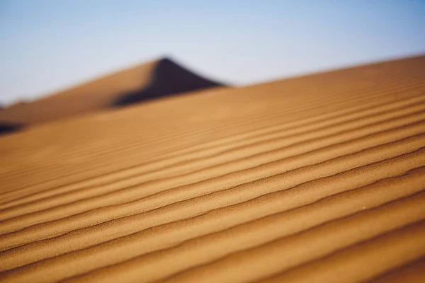 Закри Видом Піщані Дюни Пустелі Wahiba Піски Султанату Оман — стокове фото