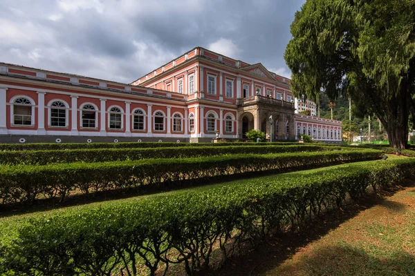 Petropolis, Brezilya - 24 Mayıs 2018: tarihi ve kültürel Müzesi İmparatorluk Sarayı 