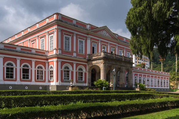 Petropolis, Brezilya - 24 Mayıs 2018: tarihi ve kültürel Müzesi İmparatorluk Sarayı 