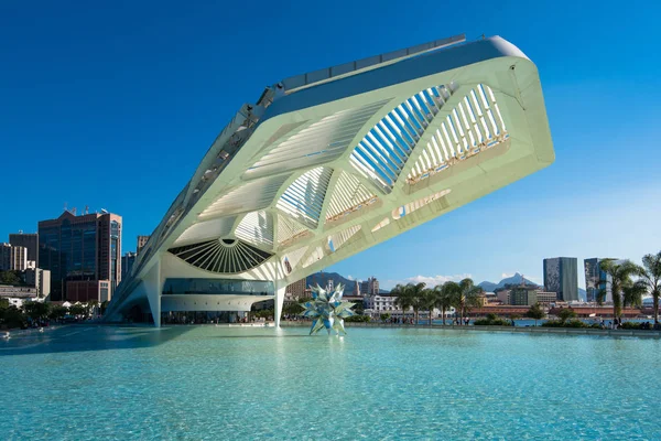 Rio Janeiro Brasil Agosto 2018 Museo Del Mañana Museo Ciencias —  Fotos de Stock