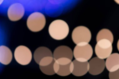 Bokeh soyut arka plan şehir ışıkları