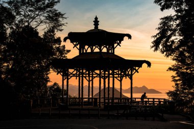 Ünlü bakış açısı Rio de Janeiro, Çin manzaraya (Vista Chinesa) sabah