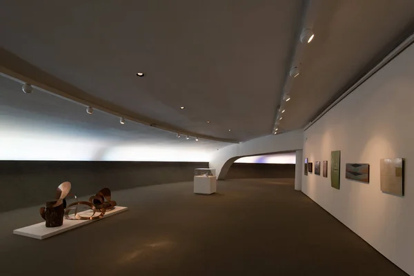 Niteroi Rio Janeiro Brazílie Října 2018 Vnitřní Pohled Muzeu Moderního — Stock fotografie