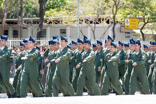 Ρίο Ντε Τζανέιρο Βραζιλία Σεπτεμβρίου 2018 Στρατιωτική Παρέλαση Civic Γιορτάζει — Φωτογραφία Αρχείου