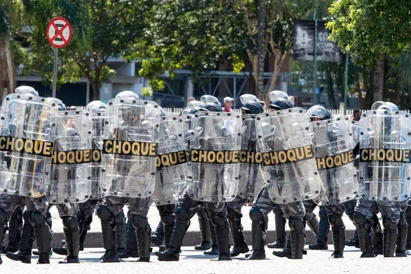 Rio Janeiro Brazília 2018 Szeptember Katonai Polgári Parade Ünnepeljük Függetlenség — Stock Fotó