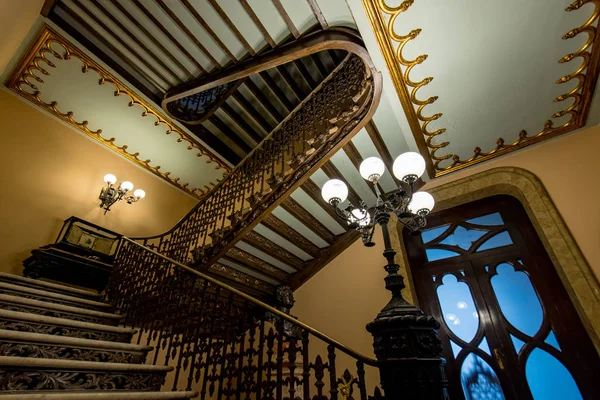 Rio Janeiro Brasil Febrero 2019 Hermosas Escaleras Arquitectura Antigua Gabinete — Foto de Stock