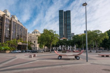 Rio de Janeiro City 'de boş Kasım XV Meydanı