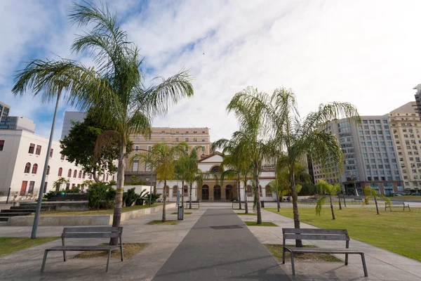 Plaza Vacía Del Noviembre Centro Ciudad Río Janeiro — Foto de Stock