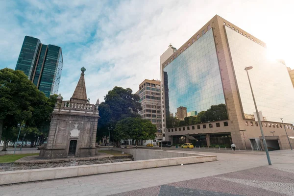 Plaza Vacía Noviembre Centro Ciudad Río Janeiro — Foto de Stock