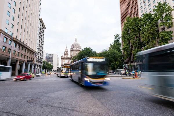 Río Janeiro Brasil Julio 2020 Tráfico Avenida Presidente Vargas Centro —  Fotos de Stock