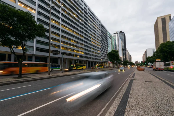 Rio Janeiro Brasilien Juli 2020 Trafiken Presidente Vargas Aveny Centrum — Stockfoto