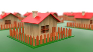 Kavram bina enerji tasarruflu pasif ahşap evler