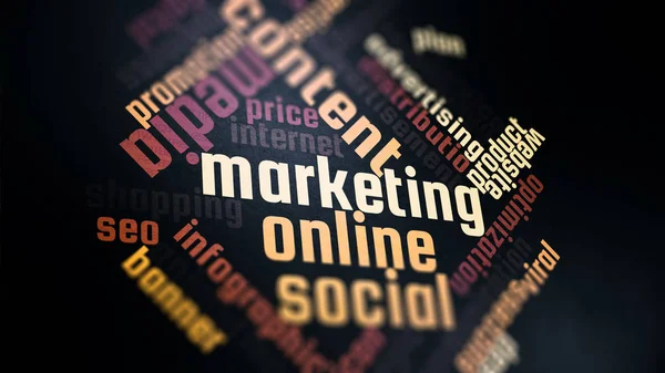 Hintergrund digitales Marketing — Stockfoto