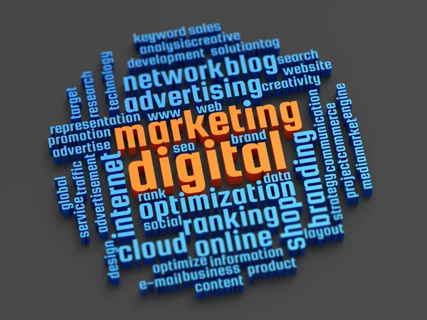 Digital marketing background