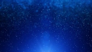 Noel akşamı pırıl pırıl kar yağışı. Sakin bir atmosferanimasyon arka plan. 4k Uhd döngü video.