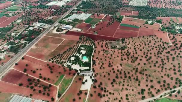 Villa Italienne Avec Piscine Vue Aerienne — Video