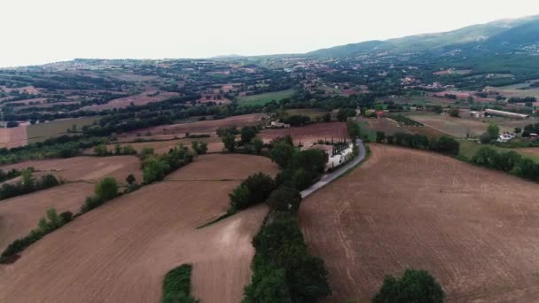 Paysage Rural Italien Vue Arienne — Stock Video