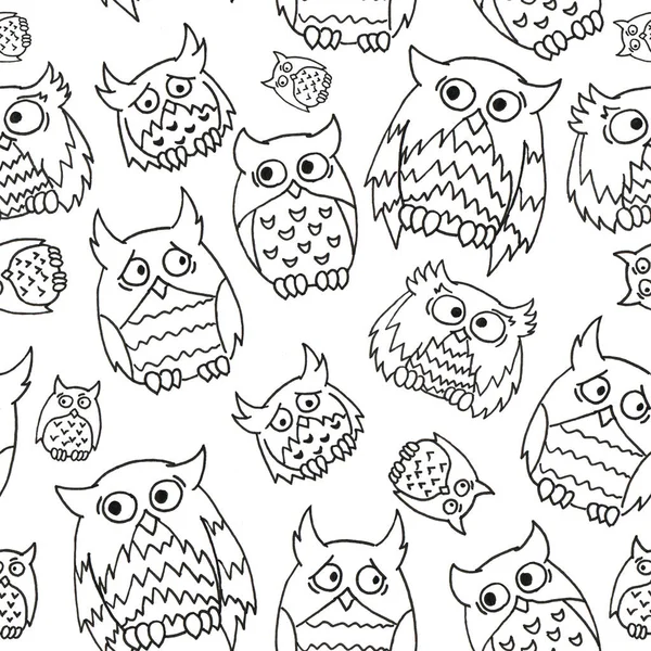 şirin baykuş desen. Beyaz baykuş baskı, web ve tasarım