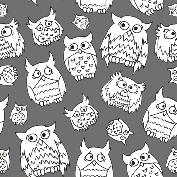 şirin baykuş desen. Beyaz baykuş baskı, web ve tasarım