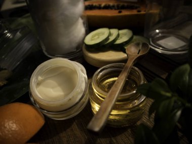 Doğal malzemeler ile tarz Organik Cilt Bakımı ilaçlar