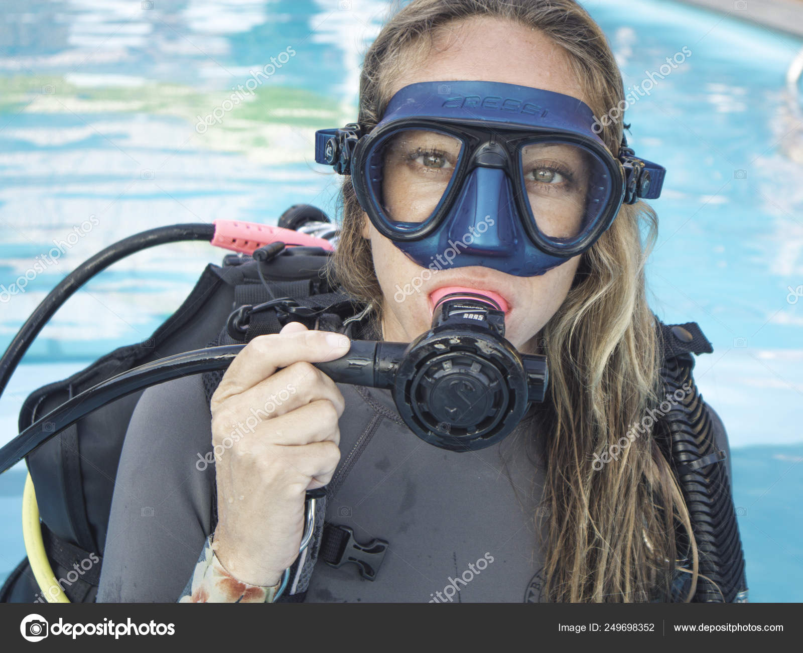 Girl Scuba