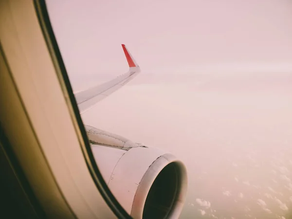 Flying Thailand View Airplane — Stock Photo, Image