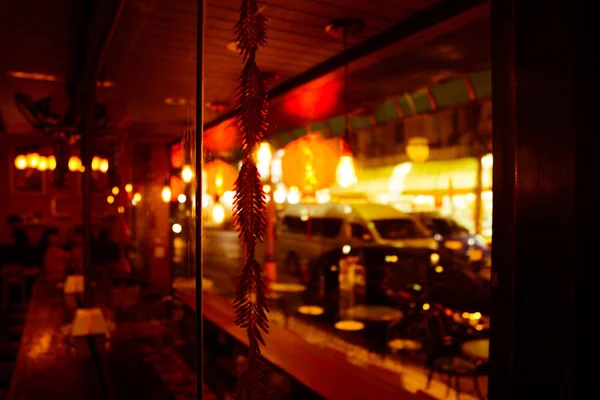 Thailand City Night Street Scenery — Stock Photo, Image