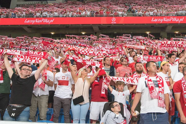 Poznań Polska Czerwca 2018 Międzynarodowe Piłka Nożna Mecz Towarzyski Polska — Zdjęcie stockowe