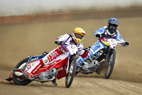 Wroclaw Poland July 2017 Speedway Couple Tournament Race Germany Poland — Stock Photo, Image