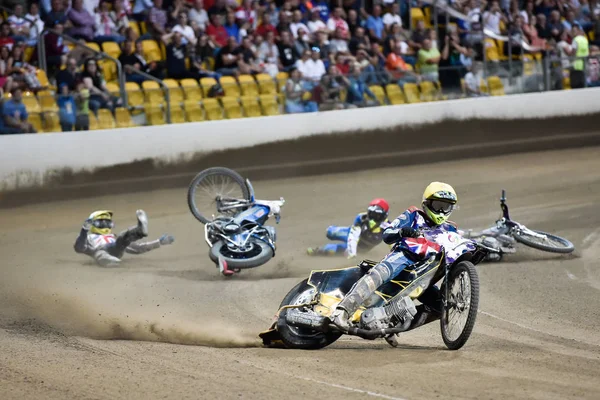 Wroclaw Poland July 2017 Speedway Couple Tournament Race Sweden United — Stock Photo, Image