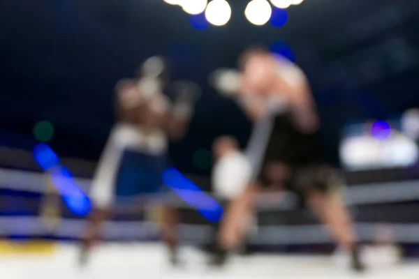 Intensional Blurred Boxing Fight — Stock Photo, Image