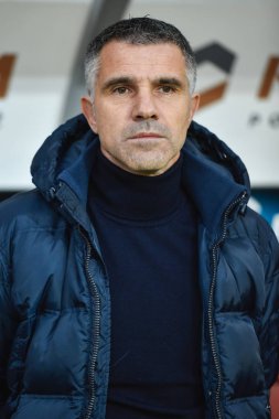 LUBIN, POLAND - NOVEMBER 04, 2018: Match Polish Lotto Ekstraklasa match between KGHM Zaglebie Lubin - Korona Kielce 0:1.  Gino Lettier
